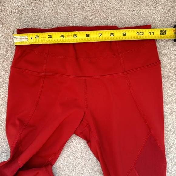 Athletes, Aura Sonar Red Leggings, Size XXSmall - Picture 9 of 12